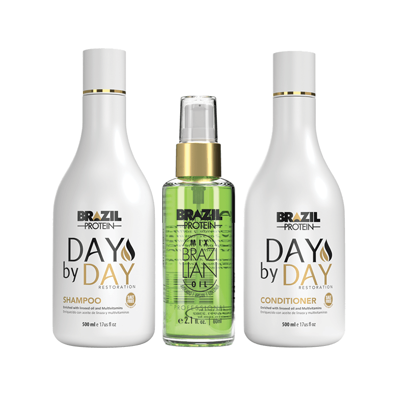 DAY BY DAY SHAMPOO ET CONDITIONER 500 ml +SERUM 60ml - KStyle