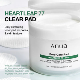 HEARTLEAF 77 CLEAR PAD 160ML