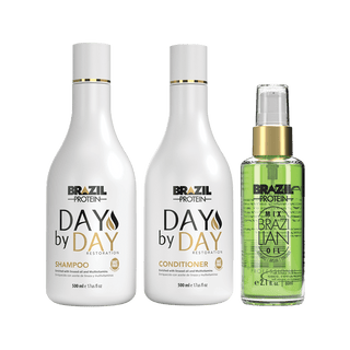 DAY BY DAY SHAMPOO ET CONDITIONER 500 ml +SERUM 60ml - KStyle